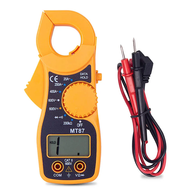 Multimeter With Pen Высокоточный цифровой MT-87 клещи токовые клещи AC DC Амперметр мультиметр Вольтметр Многофункциональный диод пожарный провод ТЕСТЕР - Цвет: Multimeter With Pen