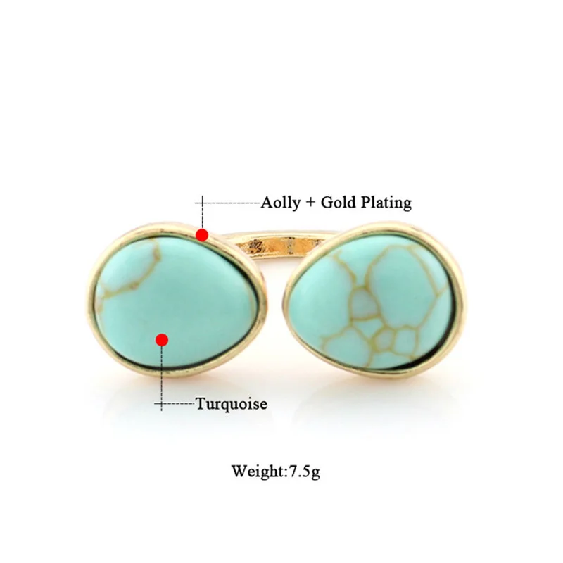 Женское кольцо с искусственным камнем Ширина 17 мм цвет золото 1 шт.|fashion rings for