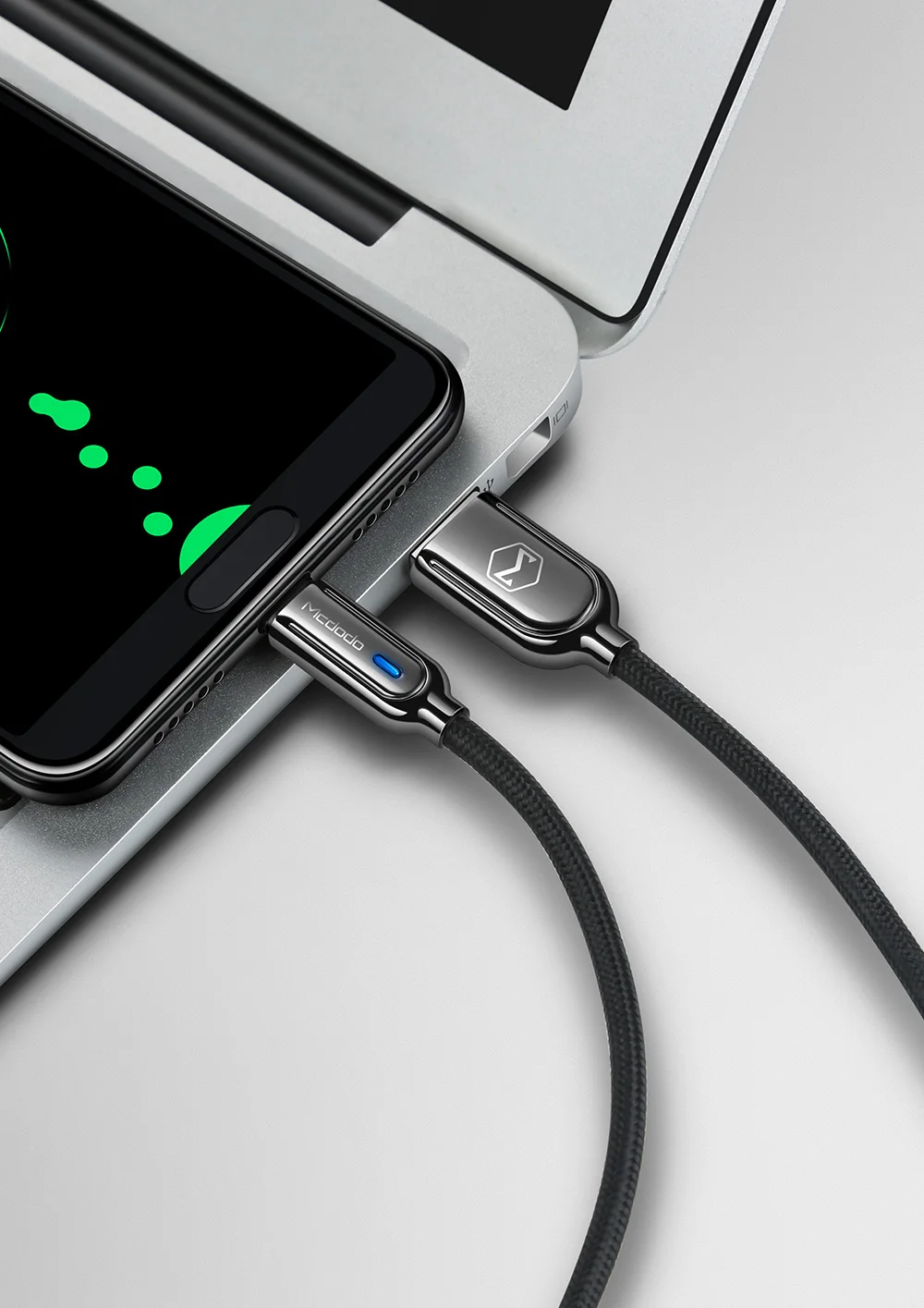 10 шт./лот Mcdodo кабель usb type C для samsung S10 9 One Plus HUAWEI Быстрая зарядка телефонный кабель USB C автоматическое отключение провода зарядного устройства