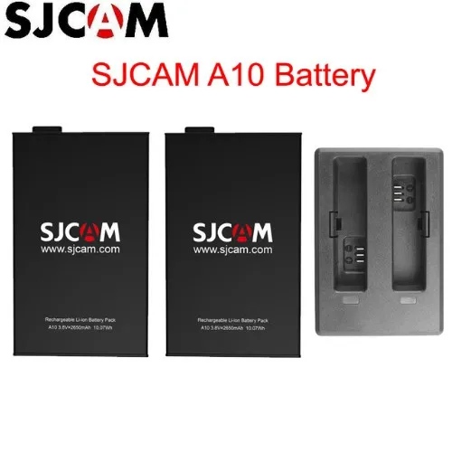 Новинка SJCAM A10 2650 mAh Резервная аккумуляторная литий-ионным Батарея и Зарядное устройство аксессуары для спортивной экшн-камеры SJCAM A10 Wi-Fi Камера DV