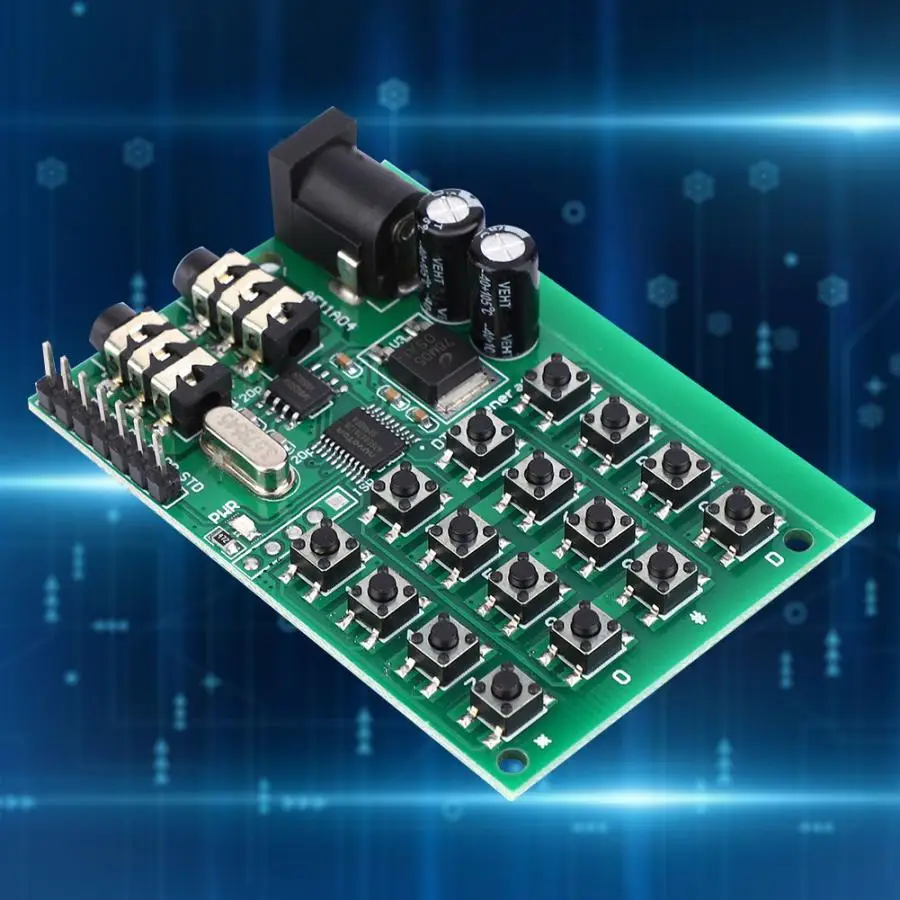 Двухцветный модуль передатчика AE11A04 DTMF звуковой генератор плата с двойным Encode 5 ~