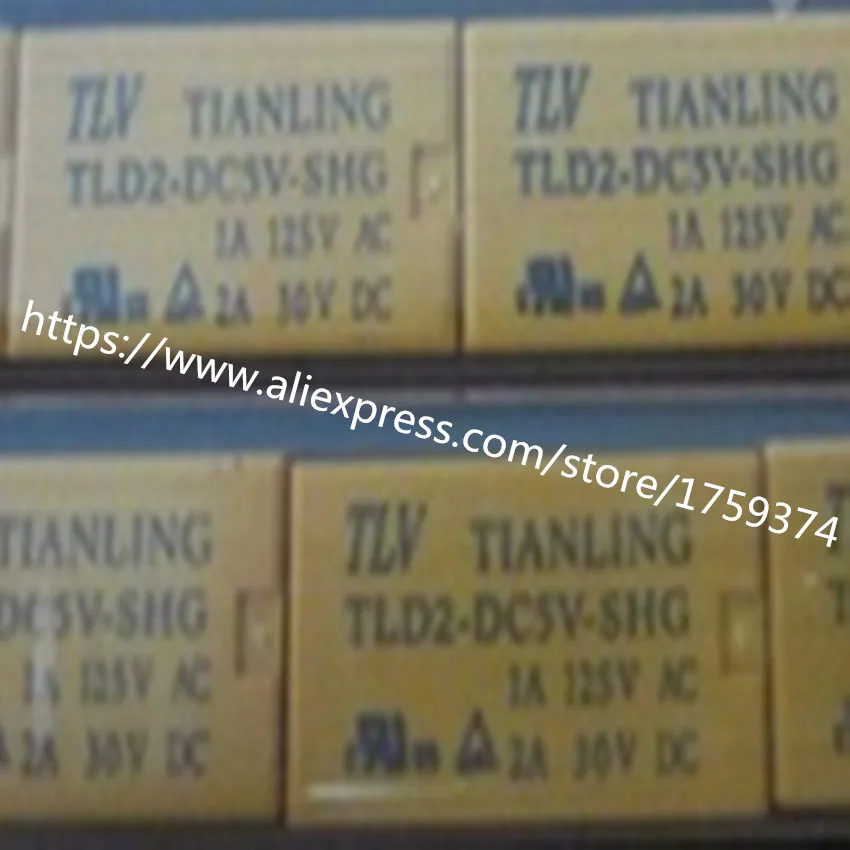 Оптовая продажа 100 шт./лот TLD2 DC5V SHG 2A 8 футов реле|relay 100pcs|relay 2 |