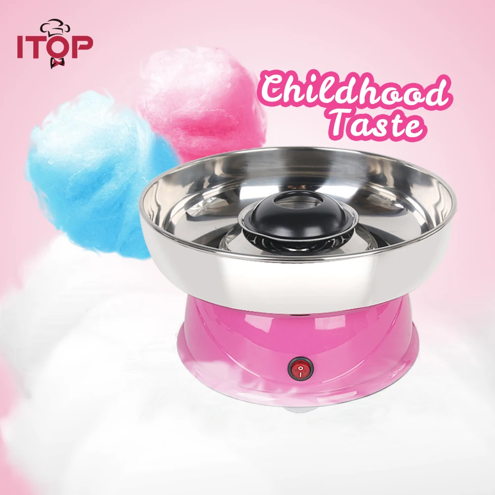 ITOP Electirc машина для производства хлопковых конфет Candyfloss сахарных конфетных нитей