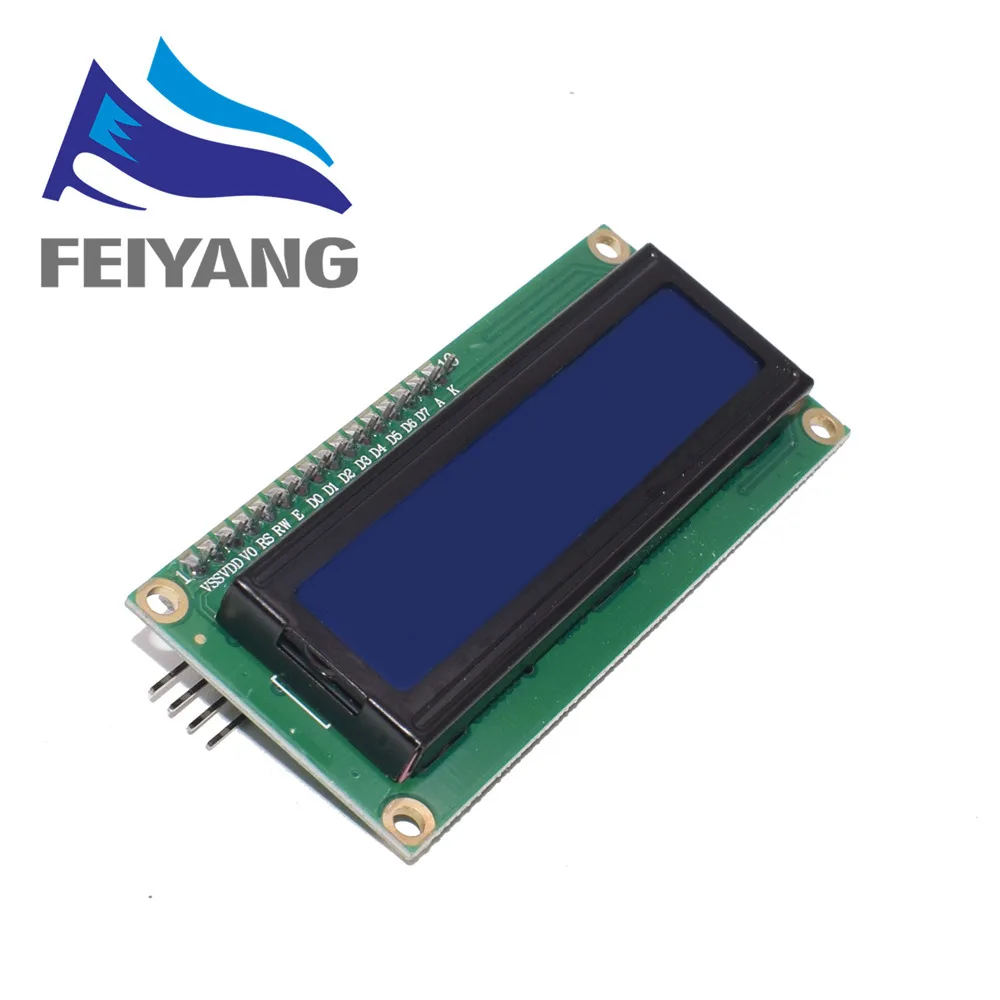 10 шт lcd 1602+ igc 1602 Серийный синий/зеленый ЖК-дисплей с подсветкой 2560 UNO AVR IIC/igc для arduino