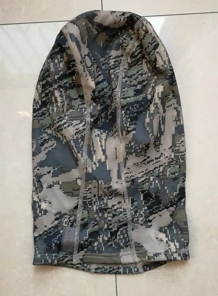 Sitka Охота ядро тяжеловесная Балаклава Мужская Толстая флисовая маска голова теплая камуфляжная США Размер OS мужская шляпа мужская Кепка