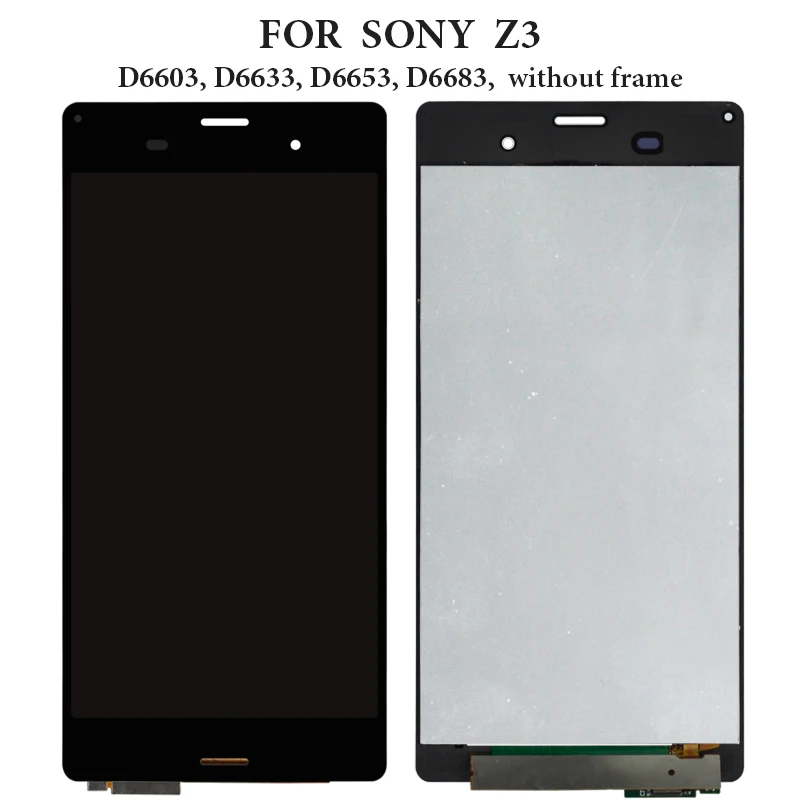 ЖК-дисплей для Sony Xperia Z3 1 Sim 2 сенсорный экран с рамкой дигитайзер в сборе запасные