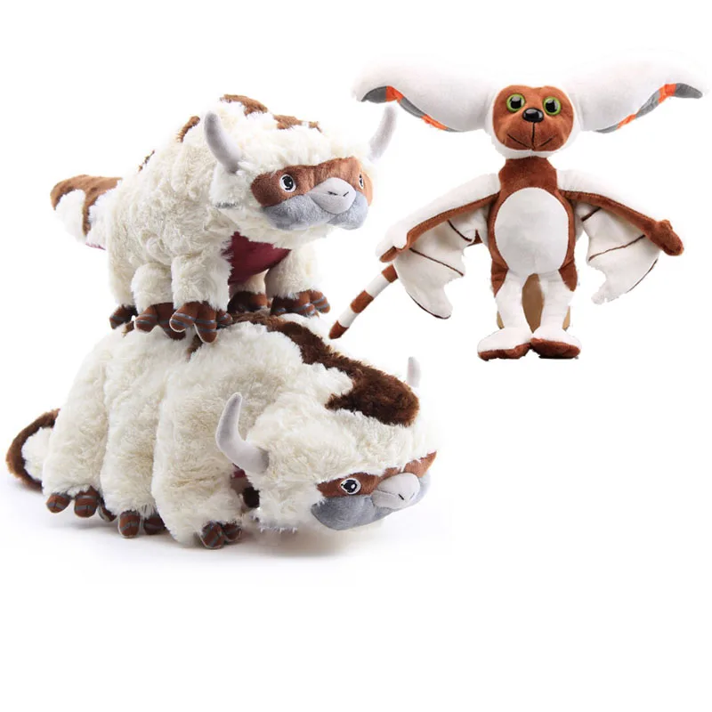 Новый Аватар 2 последний Airbender ресурс Appa корова Momo плюшевые игрушки фильм Лемур