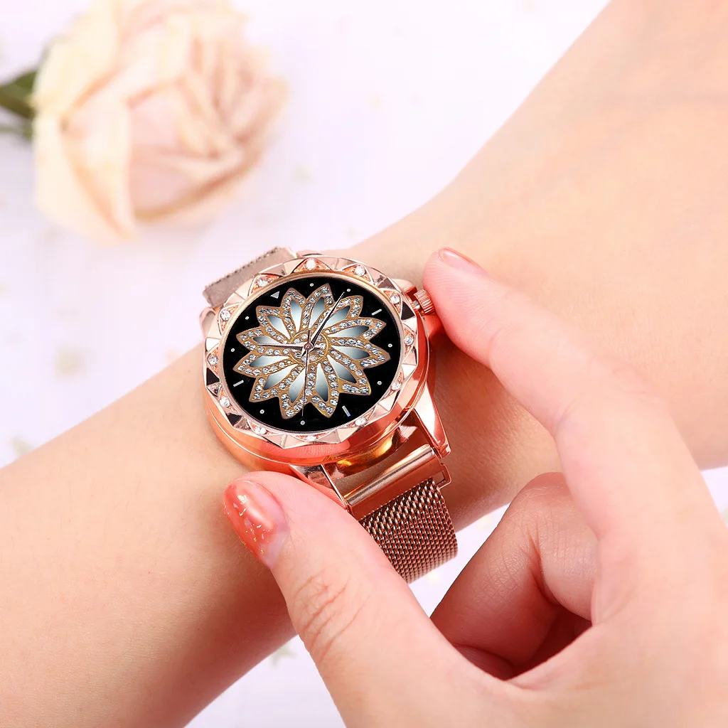 

Flower Women Watches Luxury Fashion Ladies Watch Women Relogio Feminino Woman Watch Wristwatches 2019 Female Clock Reloj Mujer