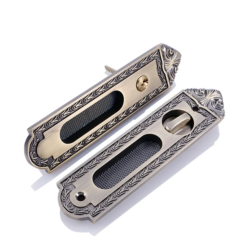 Бесшумные замки для раздвижных дверей morgrid скрытая ручка замок межкомнатных современный Противоугонный