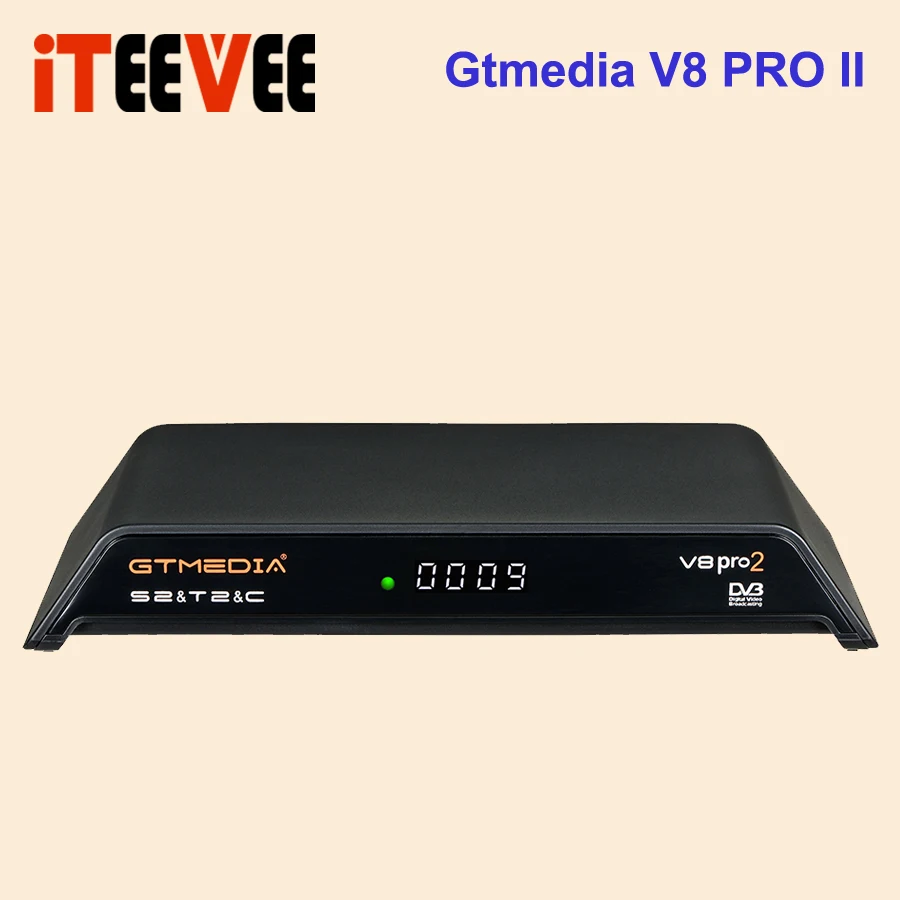 Freesat Gtmedia V8 PRO2 комбинированный спутниковый ресивер Поддержка DVB-S2+ T2/C Biss ключ обновлен от v8 Золотой DHL