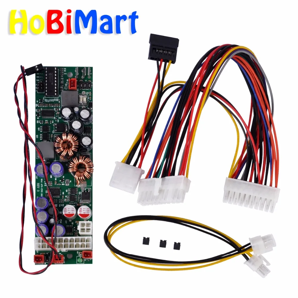 HoBiMart DC m2 блок питания atx 200W dc блок питания atx, модуль источника питания с 8 V-28 V Встраиваемый компьютер формата Mini-ITX M2 автомобильным бортовым компьютером DC-DC блок питания ATX блок питания с ITPS# E09007