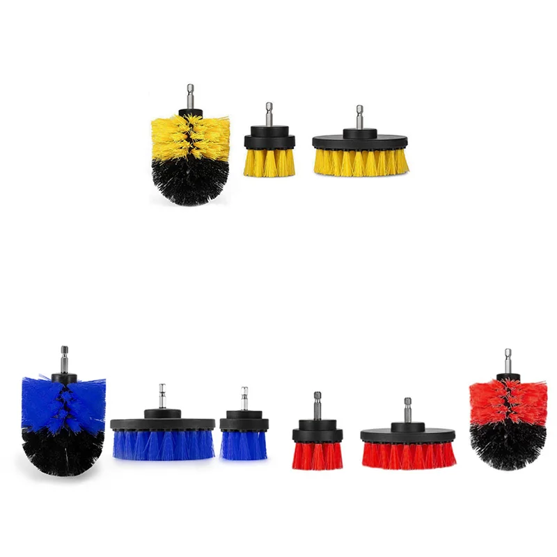 3 шт. Набор щеток для дрели ванной комнаты | Инструменты