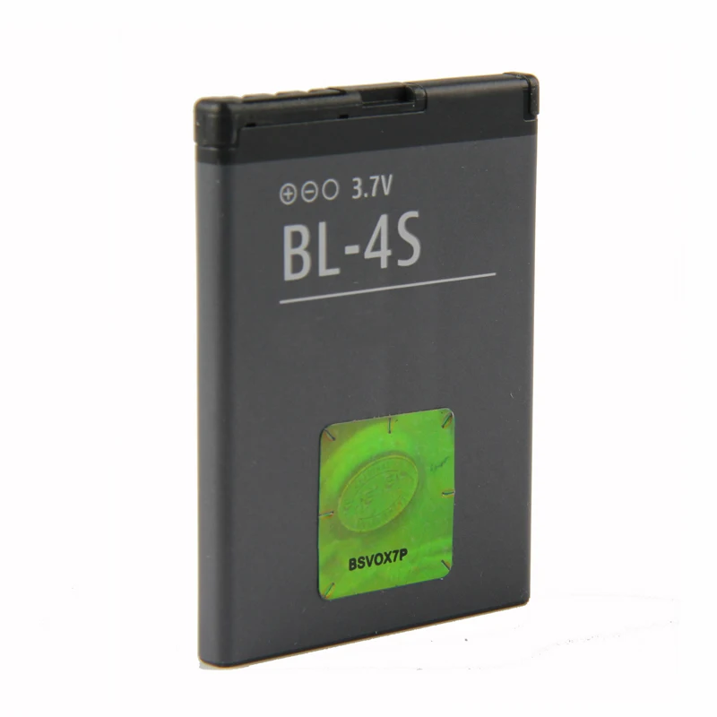 Оригинальный BL-4S аккумулятор телефона для Nokia 2680s 3600s 3602S 3710f 3711 6202c 6208c 7610c 7610s 7020 7100s |