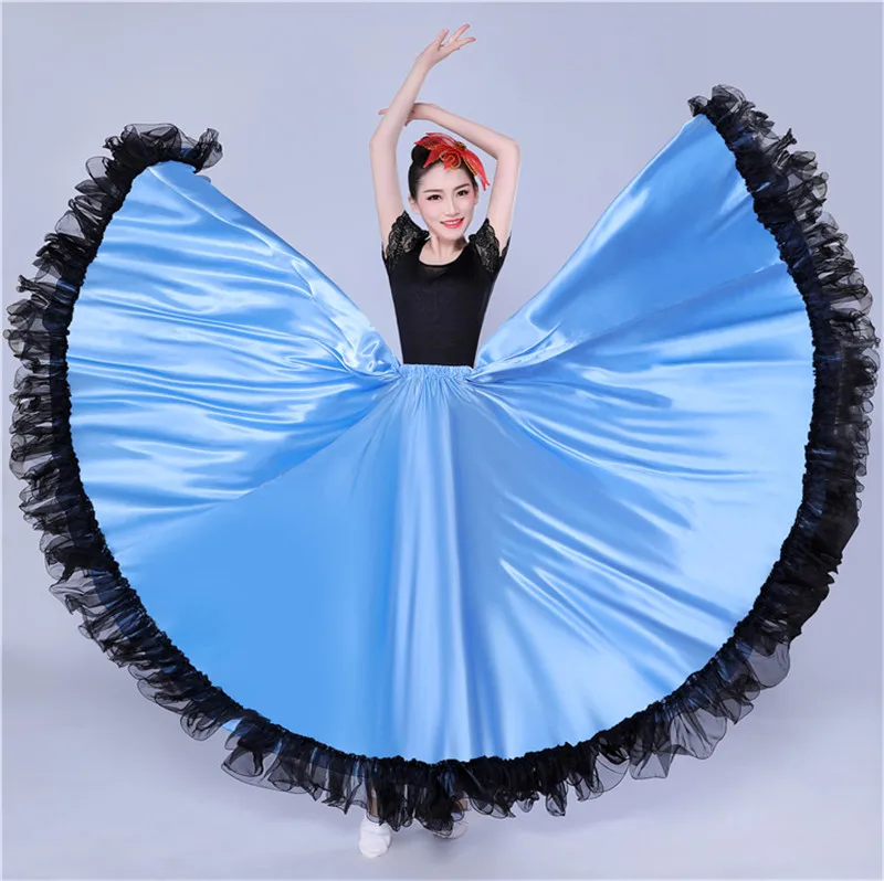 Spanish Latin Flamenco Bullfight Dance Skirt Dress Costumes Stage Performance Party Women Female Clothing Free Shipping | Тематическая