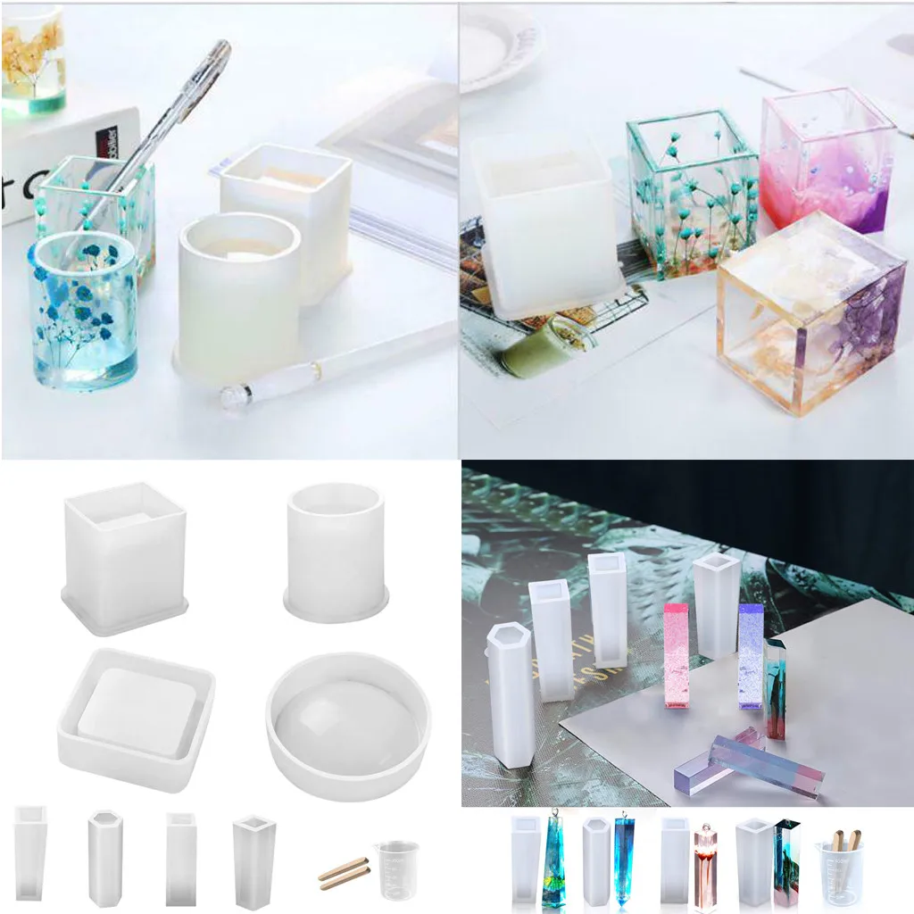 Смола силиконовая форма DIY каботажное судно цветочный горшок пепельница кулон в