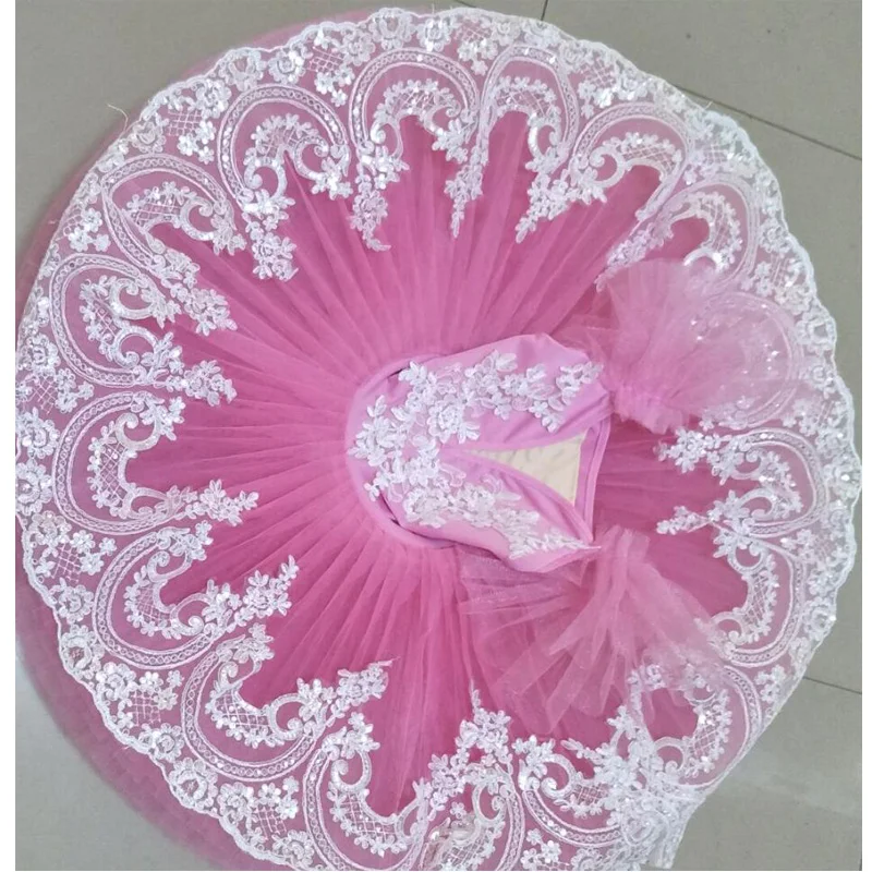 Профессиональной балерины комплекты для взрослых и детей белый балетная пачка