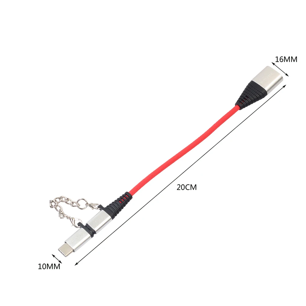 Электронный USB 2,0 Женский Универсальный Прочный type-c Micro Мужской OTG адаптер для телефона из алюминиевого сплава кабель 2в1 аксессуары для планшета