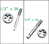 12 28 12 x 28 or 58 24 58x24 unf hss threading thread tap and die set new with high quality