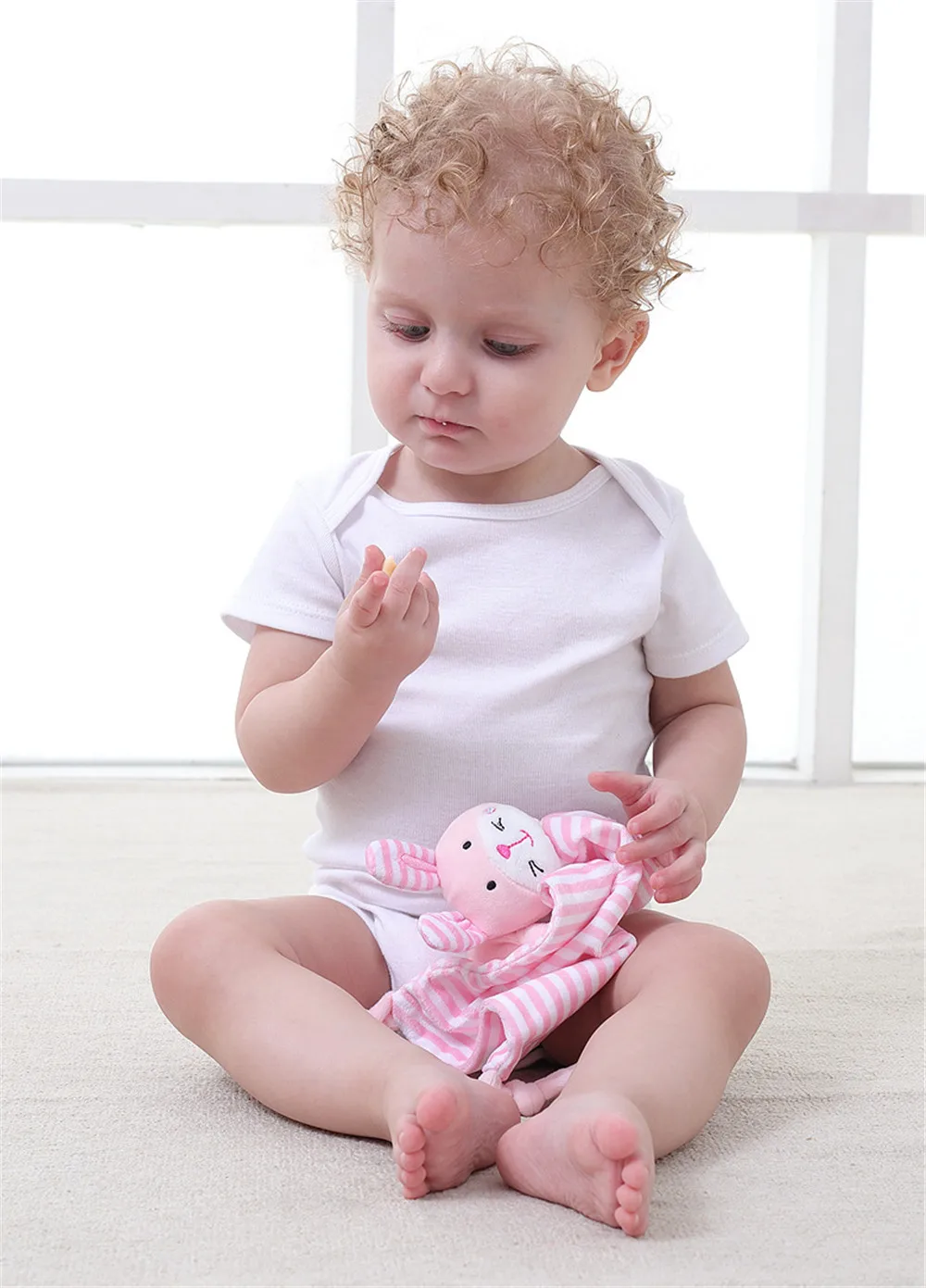 

Baby Cute Soft Plush Animal Towel Toy Appease Baby Bed Pillow Towel Comfort Doll Baby Educational Sleep Dolls Toy Gift