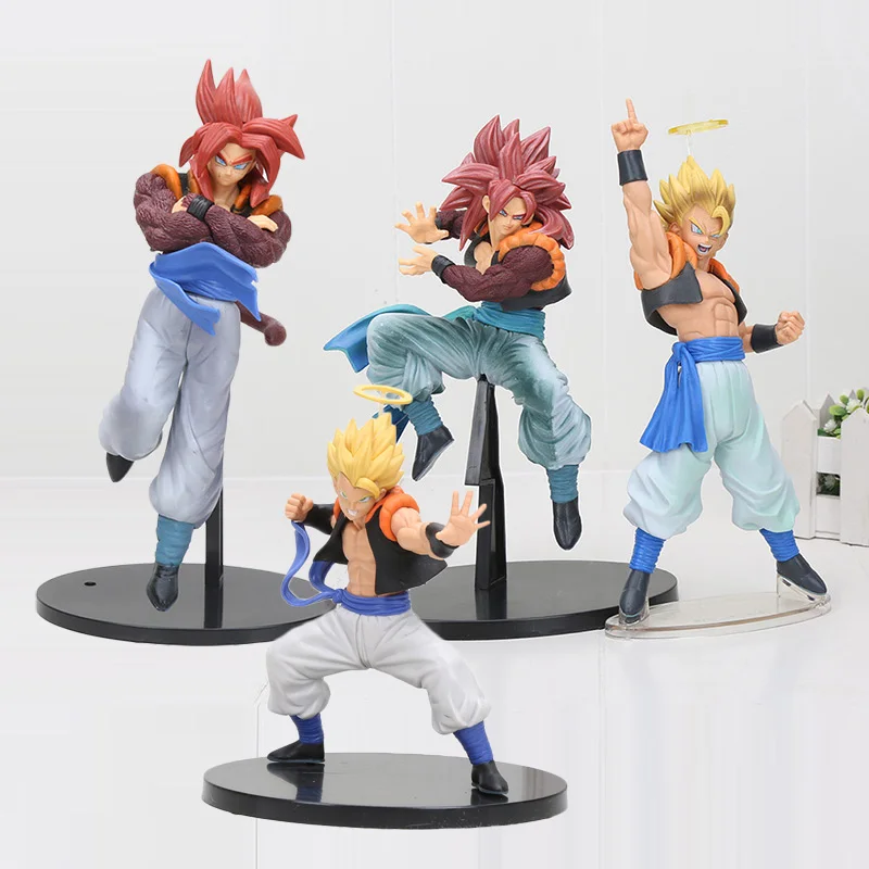 10 см-20 см Dragon Ball Super Saiyan 4 Gogeta Vegeta goku ПВХ фигурка игрушка Dragon Ball z фигурка Колизей