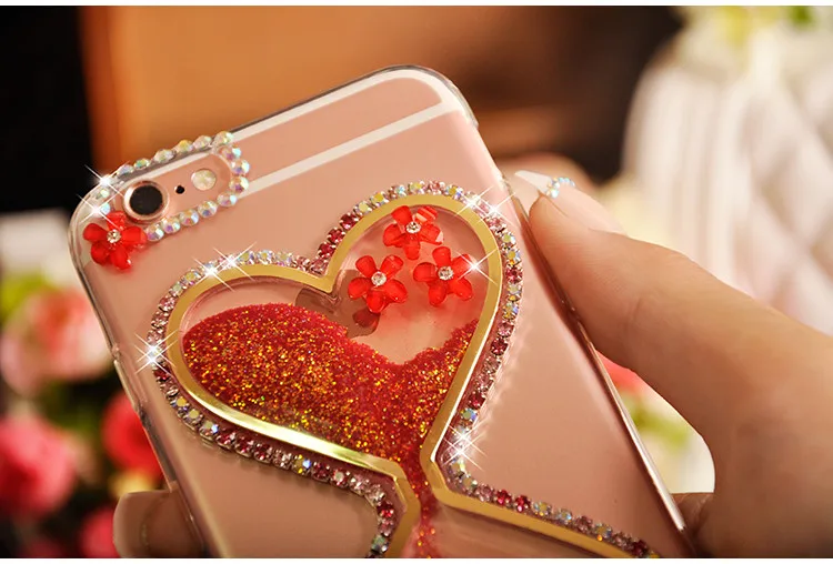 Чехол MarchCover на заказ для samsung galaxy A70 A50 A40 A30 A10 в форме сердца песочное стекло чехол
