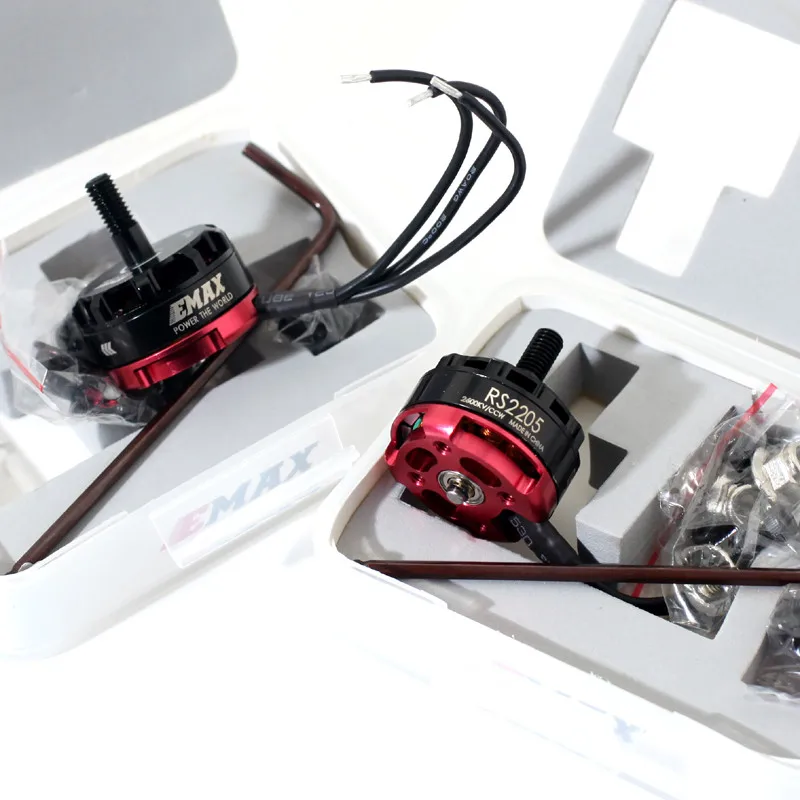 4 компл./лот EMAX RS2205 2300/2600KV Дубай Grand Prix специальный двигатель 3-4S для DIY мини-Дрон QAVR250 Квадрокоптер 2CW 2CCW