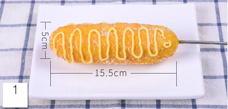Моделирование сыр палка для хот догов модель корейский закуски щеткой образец