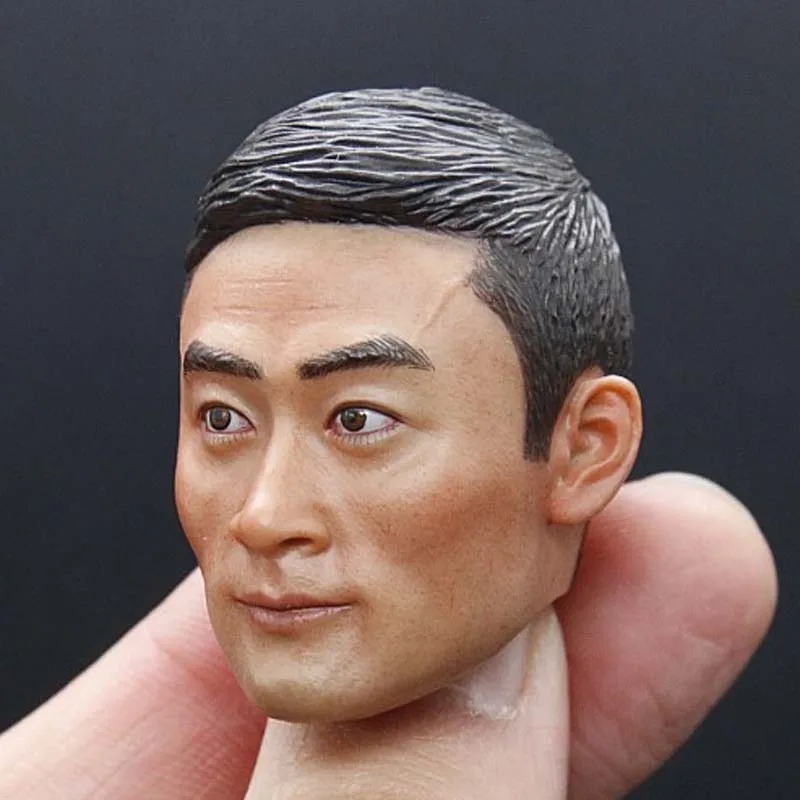 

Mnotht Blue Steel Commandos Head Sculpt 1:6 Scale Male Soldier Resin Head Model for 12inch Action Figure Toys Chinese Police M3n