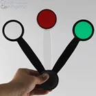 Многофункциональный полупрозрачныйчерный окклюдер со сменным креплением Red Maddox  Отправка из Польши для практики низкого зрения