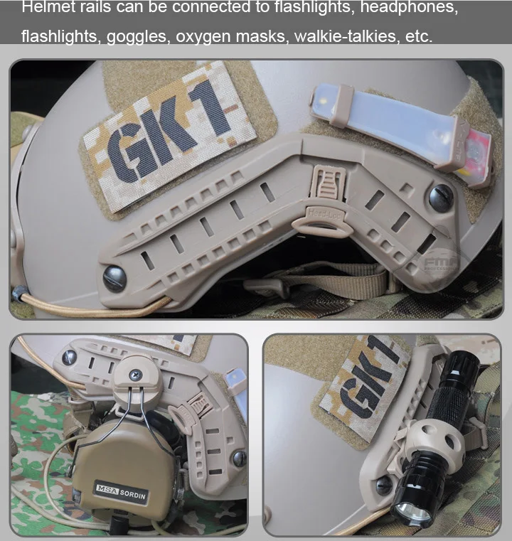 FMA морской Пейнтбол тактический шлем для верховой езды RG(M/L) TB1055-RG