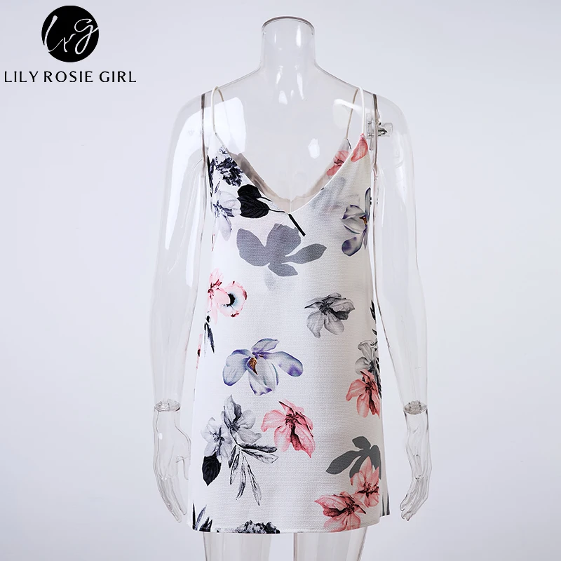 Лилия Рози девушка белый цветочный Элегантный Boho женское платье ремень с плечом
