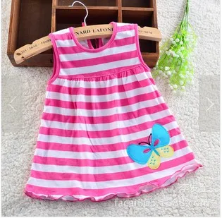 2017 г. милое платье для маленьких девочек Vestido infantil хлопковые платья