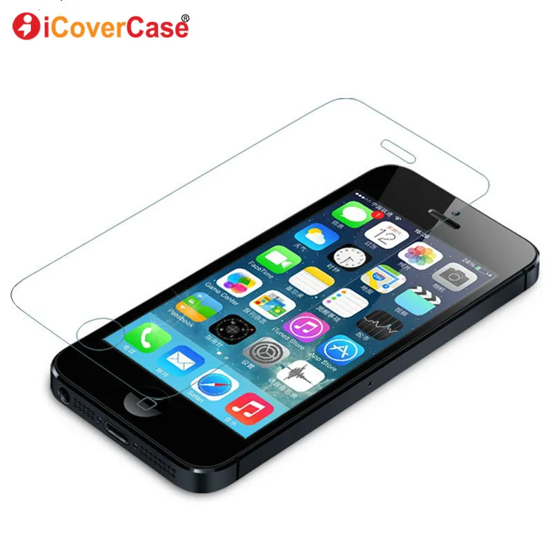 Полное покрытие из закаленного стекла для Iphone 5, 6 S, 7, 8 Plus, se, пленка для экрана мобильного телефона, Защитные чехлы для Iphone Max