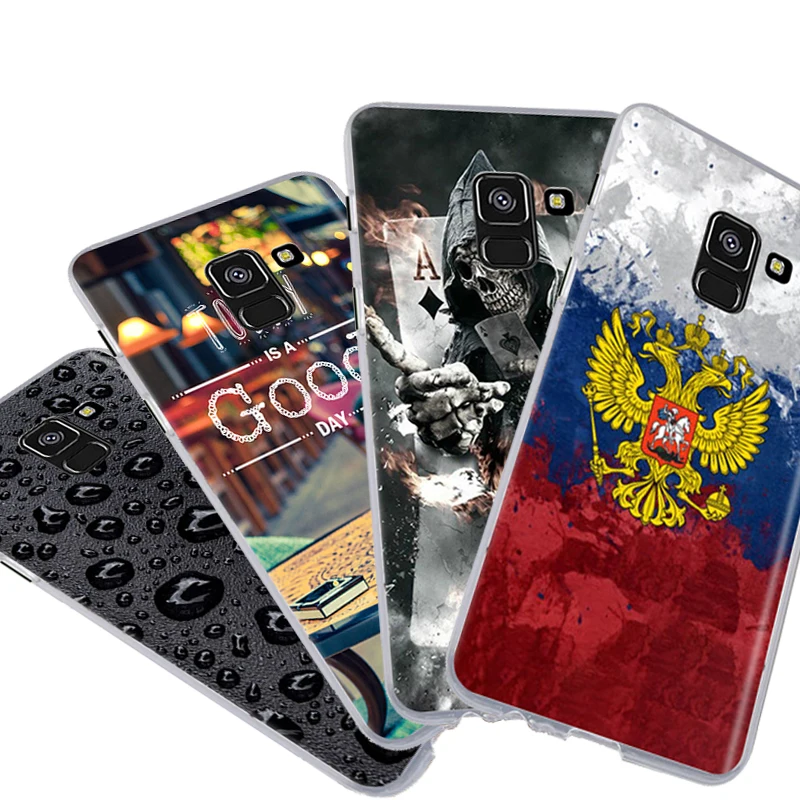 Чехол для Samsung Galaxy A6 2018 силиконовый чехол из ТПУ 3D чехол|Бамперы| |