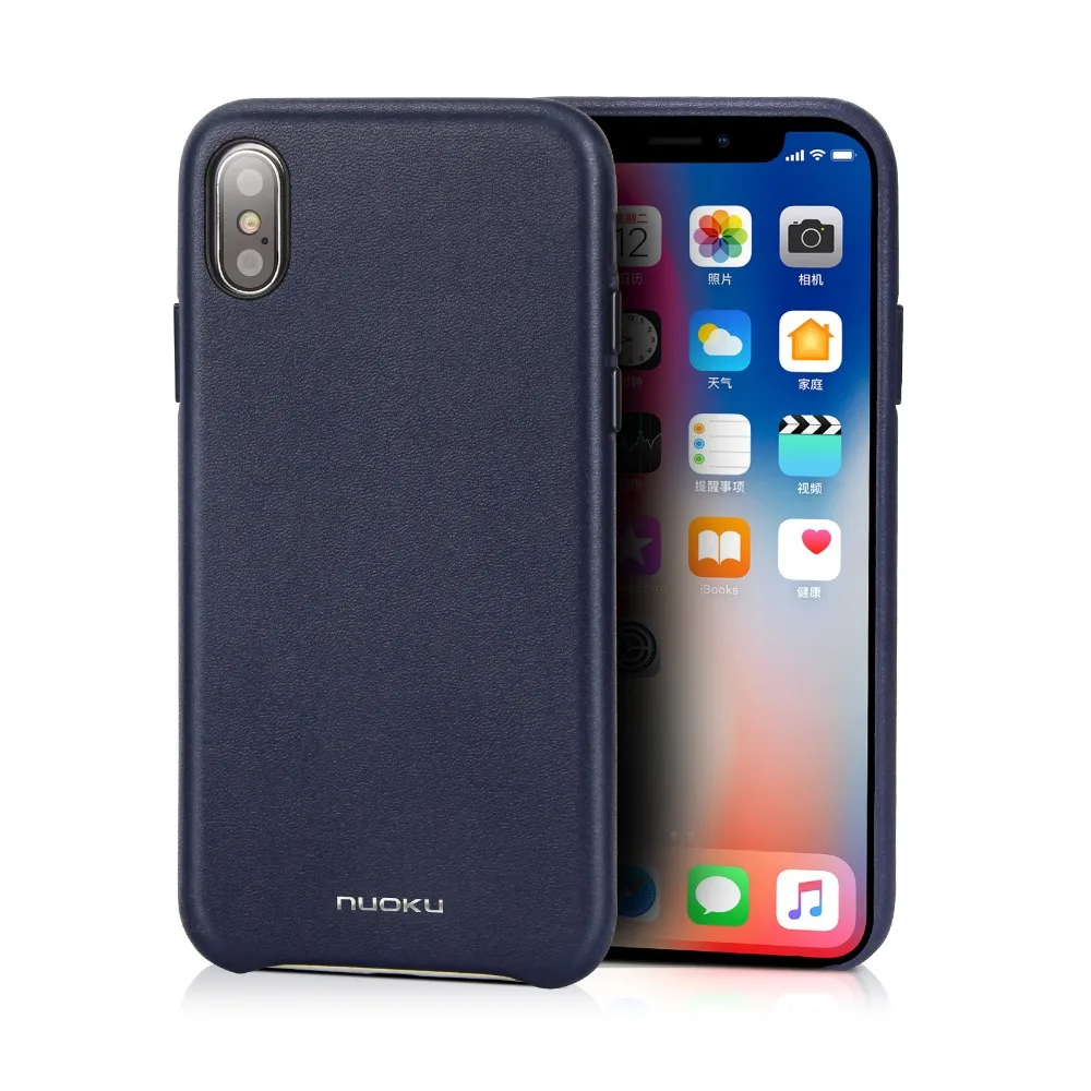 Роскошный чехол из натуральной кожи для телефона чехол для iPhone 6 6s 7 8 Plus X деловой мягкий чехол из ТПУ