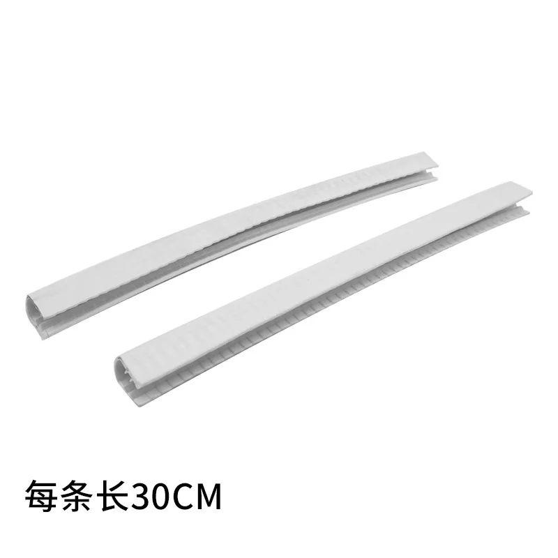 30cm white 2 шт доска для Лонгборда защита для носа для ластик "скейтборд" резиновый скейтборд защита чистая - Цвет: 30cm white