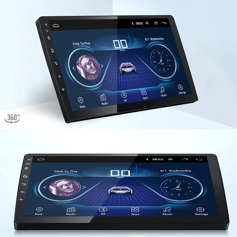 2 Din Android 8,1 автомобильный мультимедийный плеер 9 дюймов или 10 дюймов Bluetooth FM Wifi универсальный gps навигатор головное устройство для любой модели автомобиля