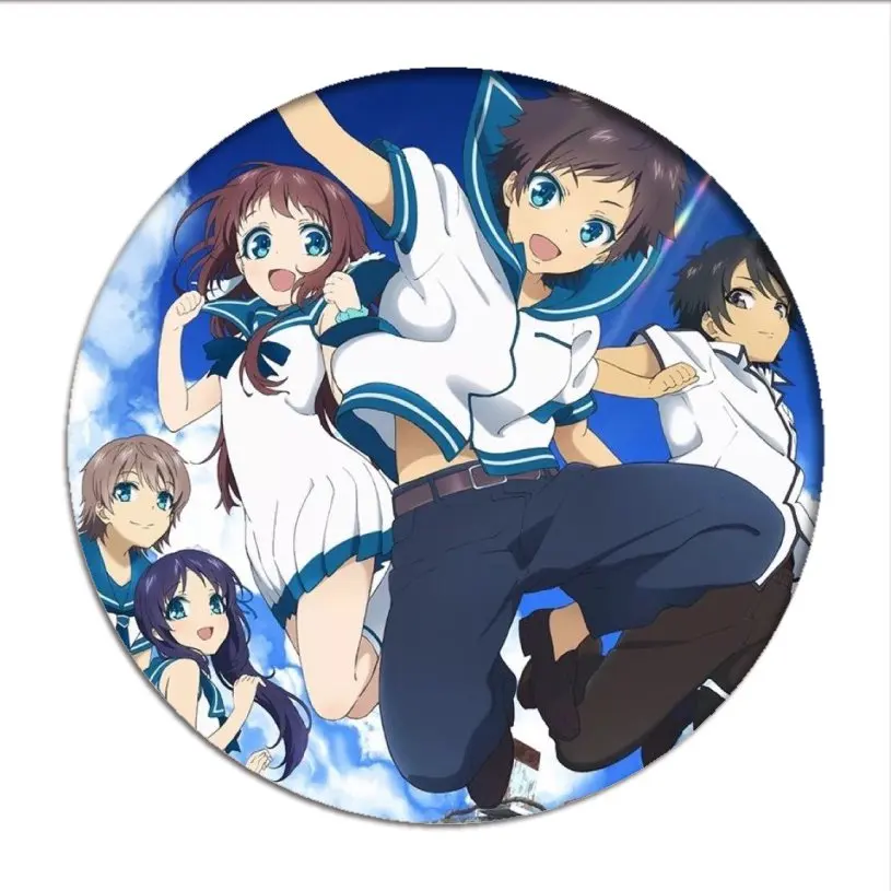 Брошь Nagi no Asukara Значки для косплея Mukaido Manaka Icon Sakishima Hikari Коллекция сумок