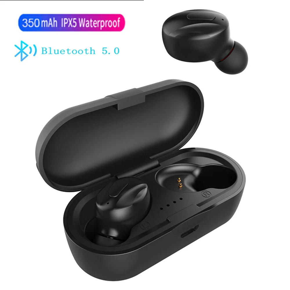 Беспроводные Bluetooth водонепроницаемые наушники с микрофоном 3D стерео звук