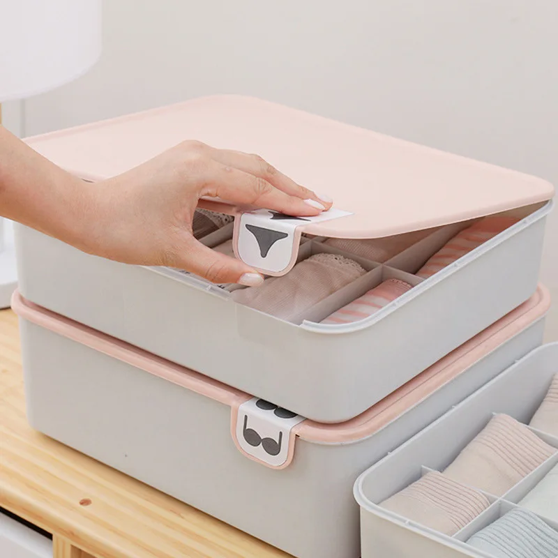 Домашняя коробка для хранения нижнего белья Boxi органайзер пластиковые