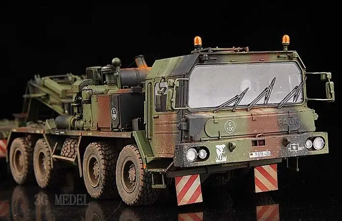 1/35scale Hobby KingTair Military assembly Modern German 56-ton elephant tank transporter tractor trailer truc compatible Tamiya | Игрушки и