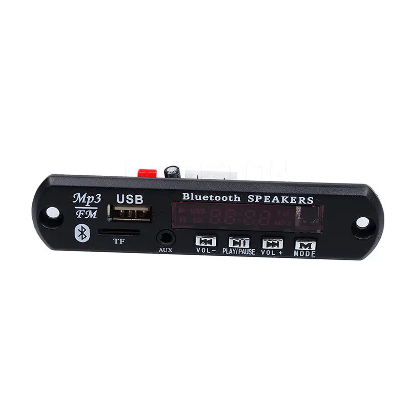 Bluetooth 3.0EDR аудио аксессуары MP3 декодер доска 5 В/12 В дополнительная поддержка FM TF SD