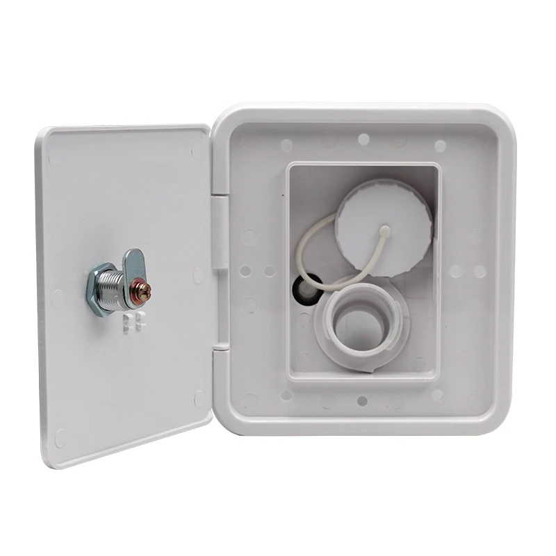 Universal Controllable White Gravity Water Hatch/Water Intake Fill Dish Lock Keys For Rv Trailer Camper Tanks Caravan | Автомобили и