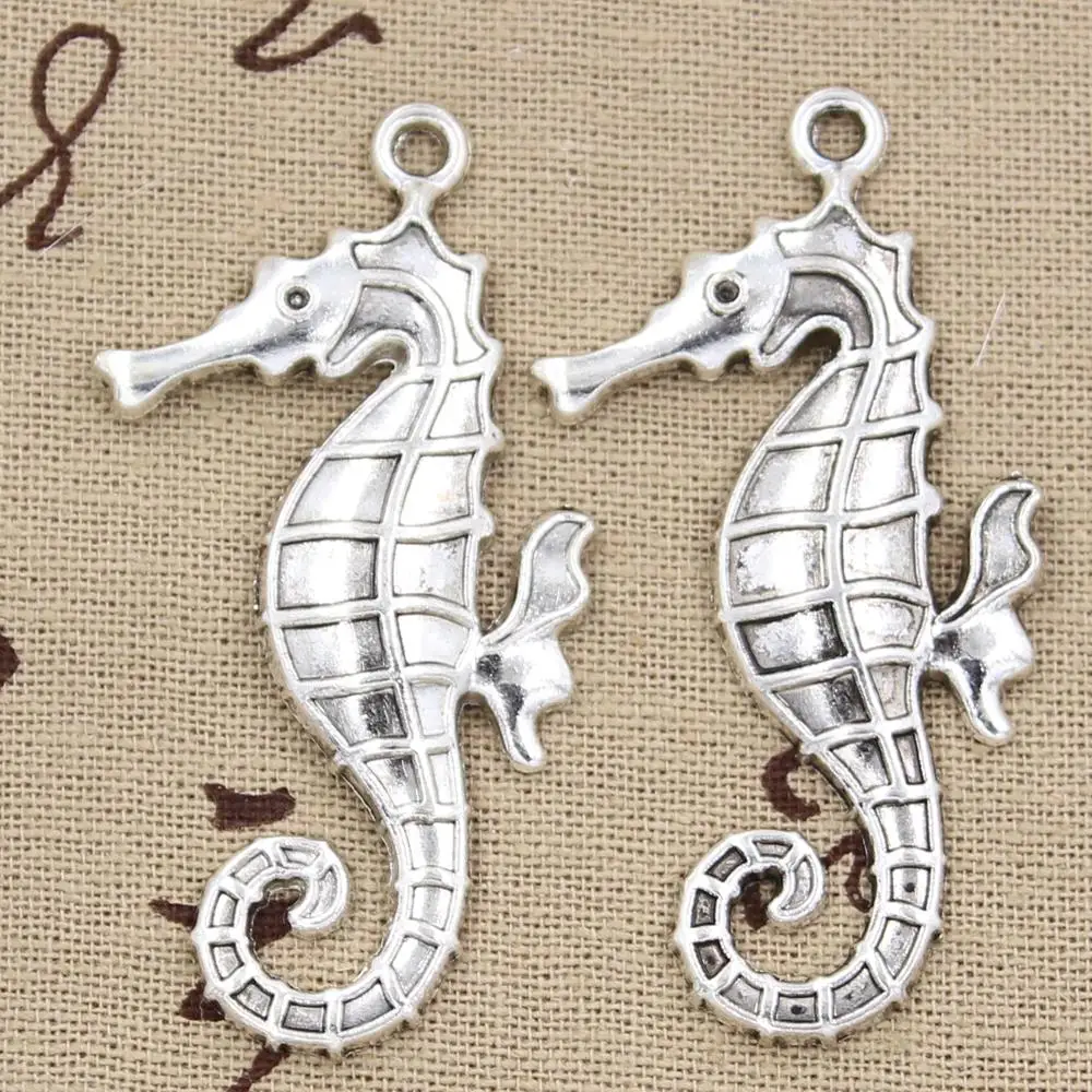 5 шт. подвески в виде морского конька 59x31 мм|charms jewelry making|hippocampus charmmaking pendant |