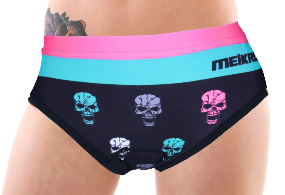 

Printting Cycling Underwear with silicone insole Briefs Women's Bicycle Bike Triangle Underpants Comfortable Outdoor Clothing