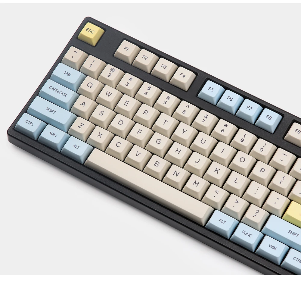 Xda профиль 165 клавиш pbt Материал краситель субкровать keycap для mx Переключатель механическая клавиатура