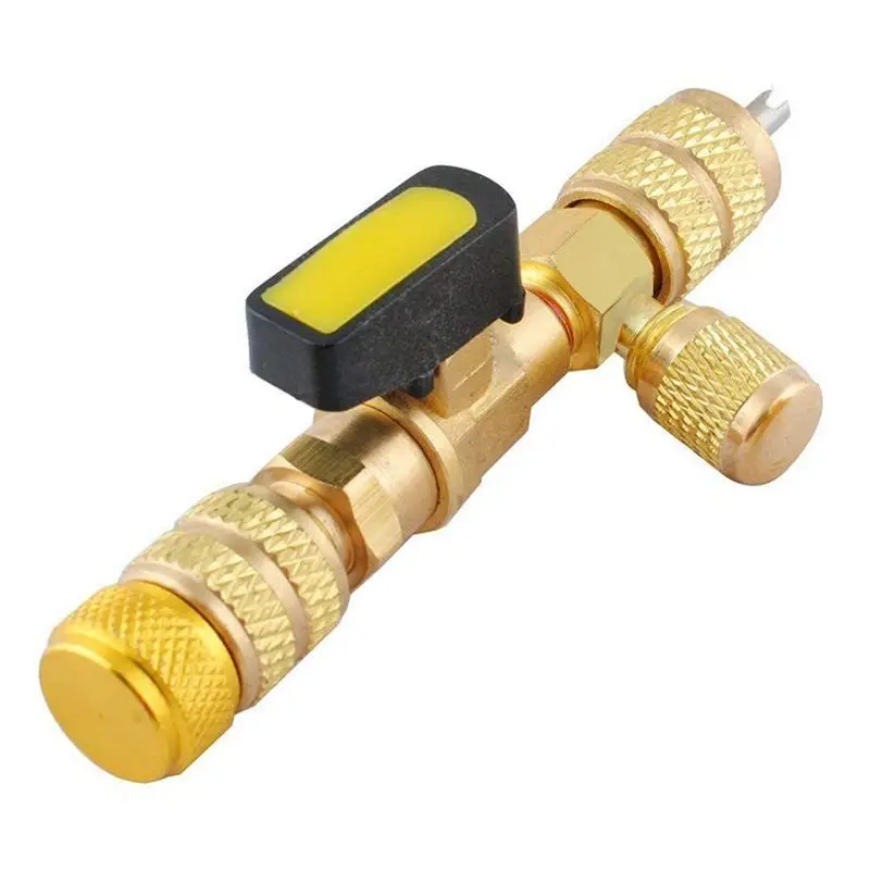 R410A R22 Dual Size SAE Port HVAC Valve Core Removal Installer Tool(No Gas Loss) |