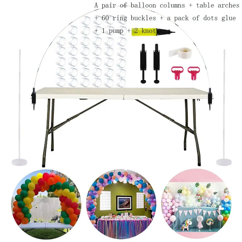 balloons arch kit FENGRISE Арка с воздушными шарами баллоны аксессуары держатель для шарика стенд шар для украшения вечеринок Свадебный декор для вечеринки в честь Дня рождения Детская шт/уп, комплект - Цвет: balloons arch kit