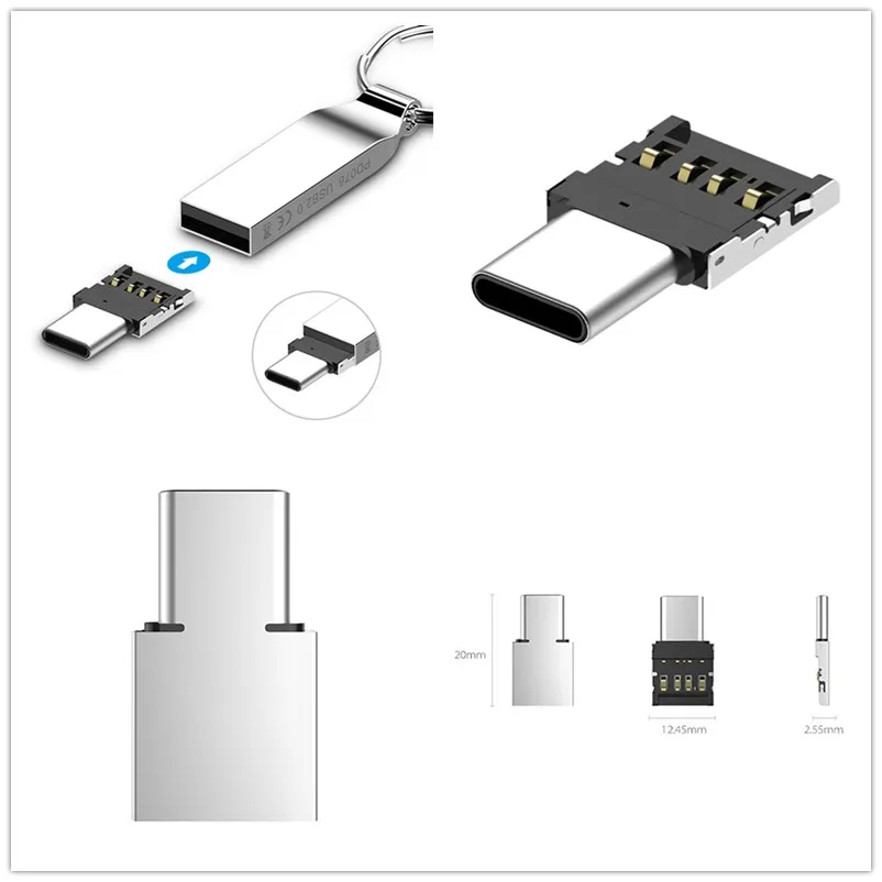 USB 3 1 Type C разъем типа переходник Папа OTG адаптер для планшет телефон Android флэш