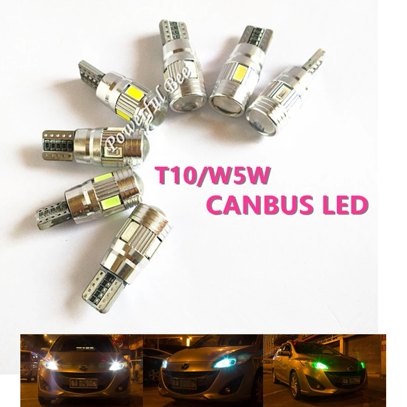 2 x CANBUS T10/w5w/194 3W белые желтые зеленые фонари без ошибок светодиодсветодиодный